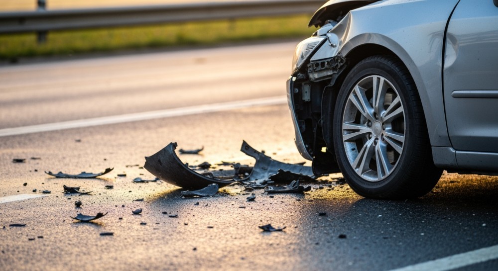 Groźne zderzenie lawety z cysterną na S61 w Ełku