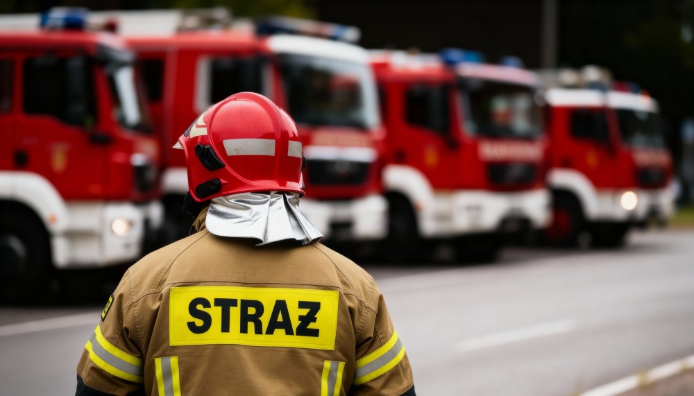 Nowy samochód ratowniczy dla OSP Nowa Wieś Ełcka – radosne powitanie!