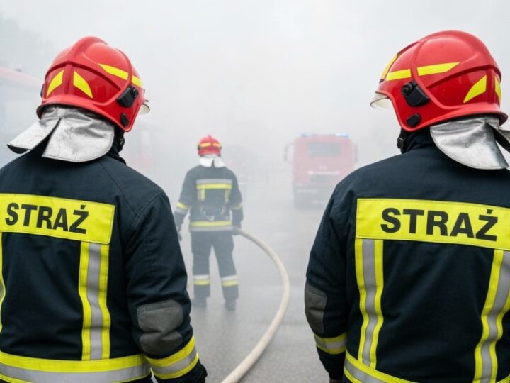 Pożar w Chrzanowie: strażacy ratują, ale nie udaje się ocalić poszkodowanego
