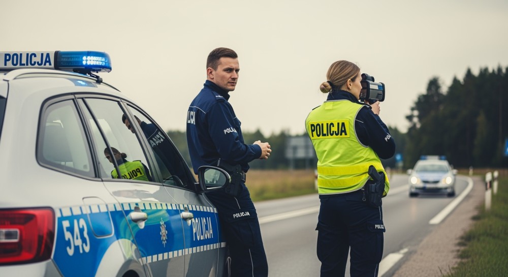 Dzielnicowi w akcji: Kontrole na drodze do Marchewek