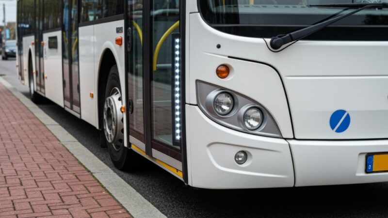 Nowa wiata przystankowa przy ul. Mickiewicza w Ełku