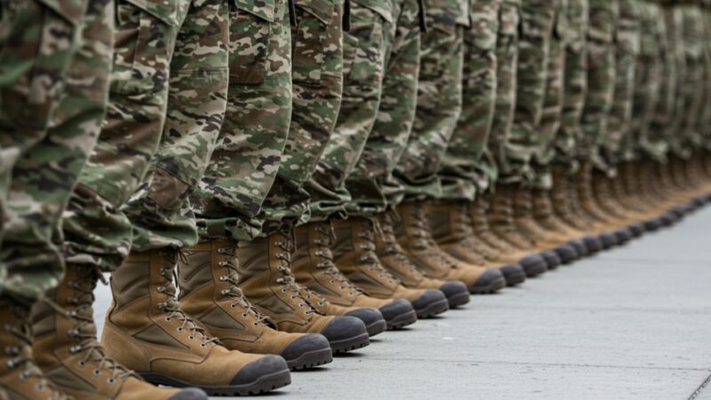 Ślubowanie kadetów w duchu patriotyzmu