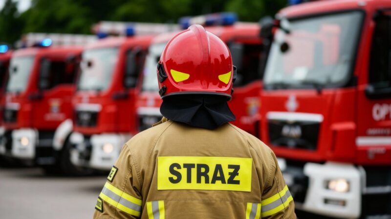 Przedszkolaki odkrywają tajniki pracy strażaków w Starych Juchach