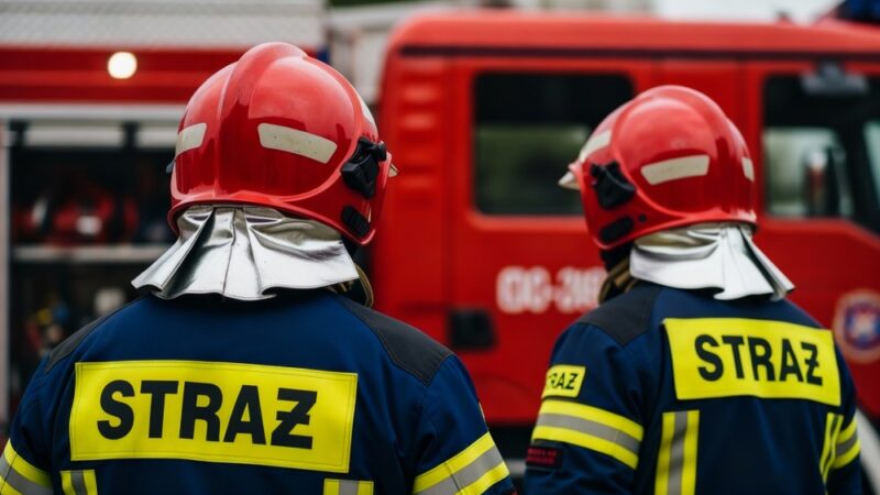Nowa posadzka w garażu OSP KSRG Nowa Wieś Ełcka!