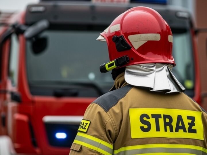 Emocjonalne zakończenie kariery strażaka Adriana Bednarowicza w Ełku