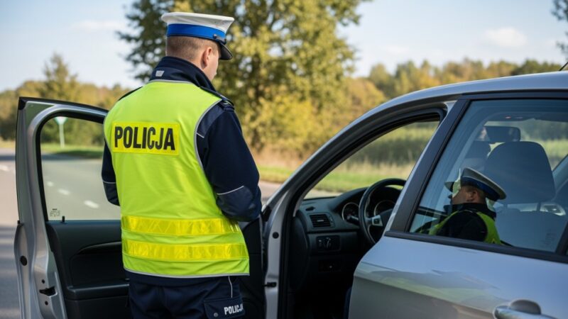 Kierowca z dożywotnim zakazem prowadzenia zatrzymany – grozi mu 5 lat więzienia
