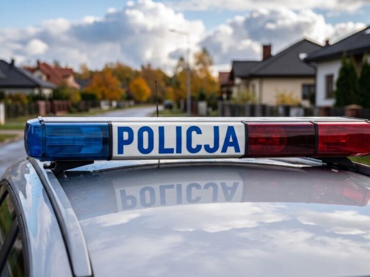 Mężczyzna w czerwonej bluzie próbował ukraść ciągnik, usłyszał zarzuty i trafił pod policyjny dozór