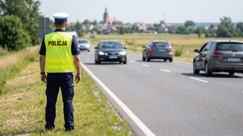 Nieprawidłowości w transporcie – kierowca ciężarówki zatrzymany za zagrożenie na drodze