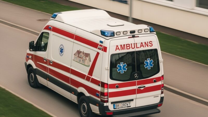Ewakuacja mieszkańców po odkryciu niewybuchu w Gołdapi
